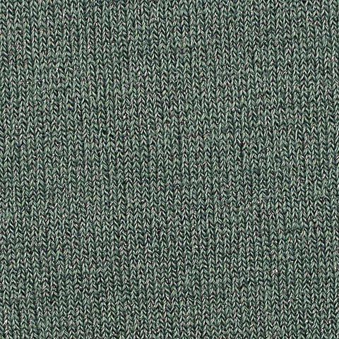Muted Green Marl Jersey Knit, Poly-Metallic