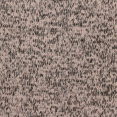 Black Marl Chunky Knit, Polyester, 260 gsm