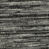Black Heathered-Marl Jersey Knit, Polyester — texture