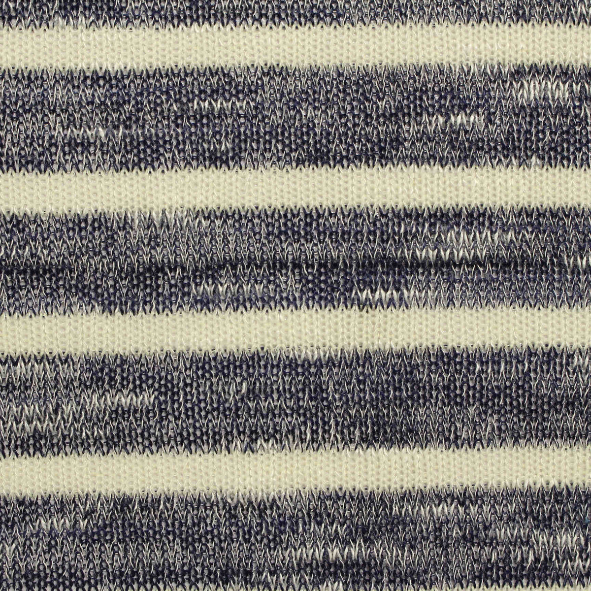 Cream Stripe Jersey Knit, Poly-Viscose