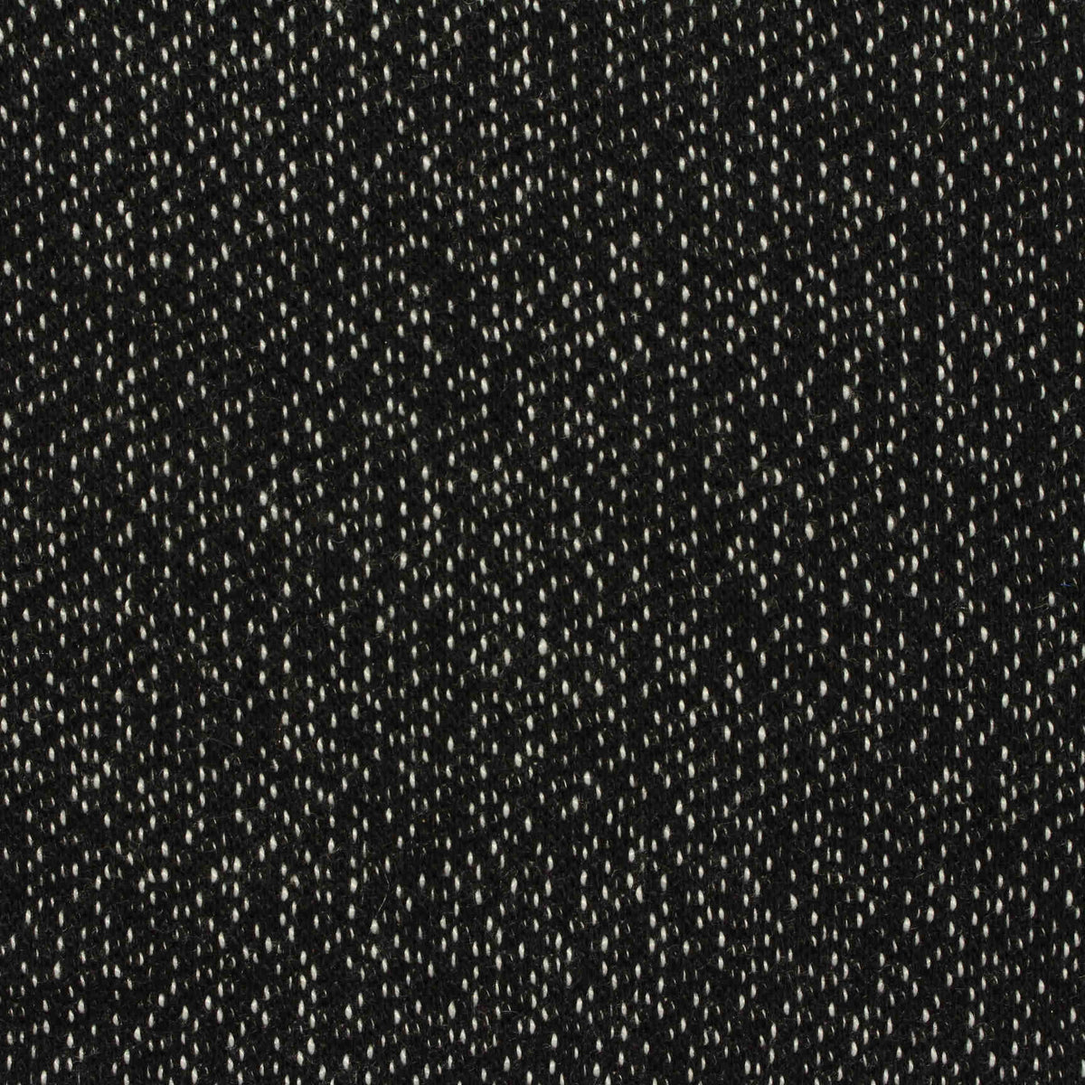 Black Marl French Terry, Polyester, 370 gsm