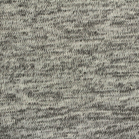 Heathered Grey Marl Jersey Knit, Polyester, 180 gsm