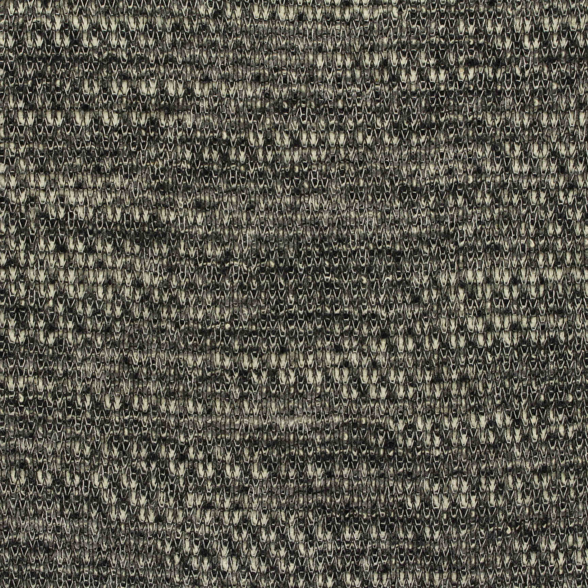 Black Marl French Terry, Viscose-Poly, 182 gsm