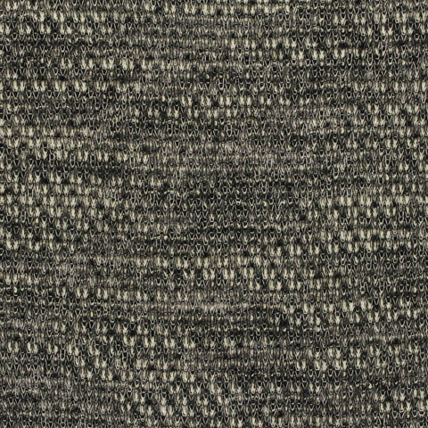 Black Marl French Terry, Viscose-Poly, 182 gsm