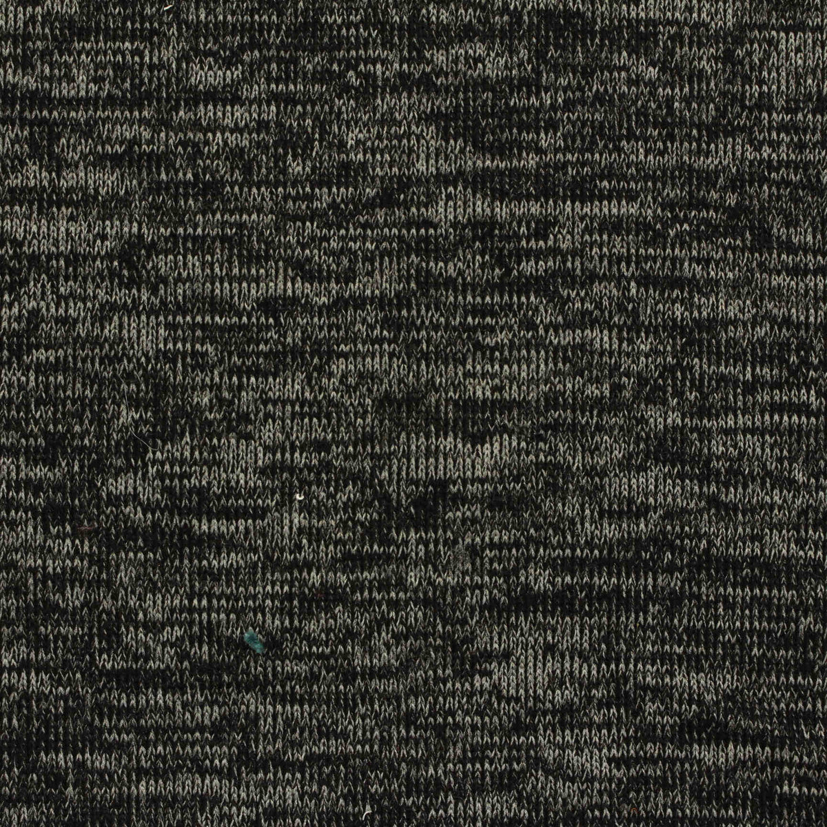 Black Heathered-Marl Jersey Knit, Viscose-Poly, 260 gsm