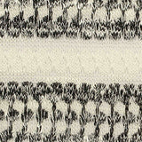Black Geometric Jersey Knit, Poly-Viscose — texture