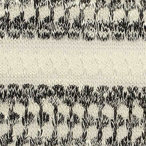 Black Geometric Jersey Knit, Poly-Viscose, 200 gsm, 155 cm