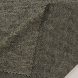 Dark Olive Heather Jersey Knit, Viscose-Poly