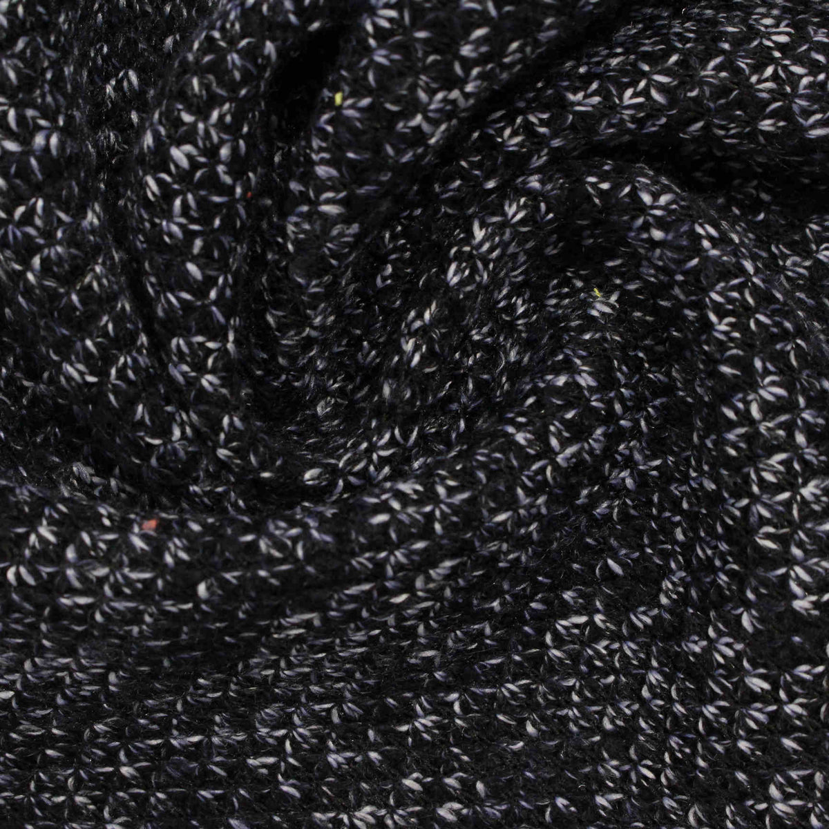 Dark Grey Marl Jersey Knit, Polyester, 350 gsm