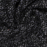 Dark Grey Marl Jersey Knit, Polyester