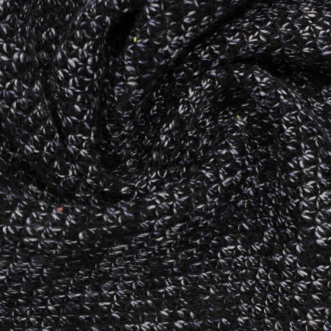 Dark Grey Marl Jersey Knit, Polyester, 350 gsm