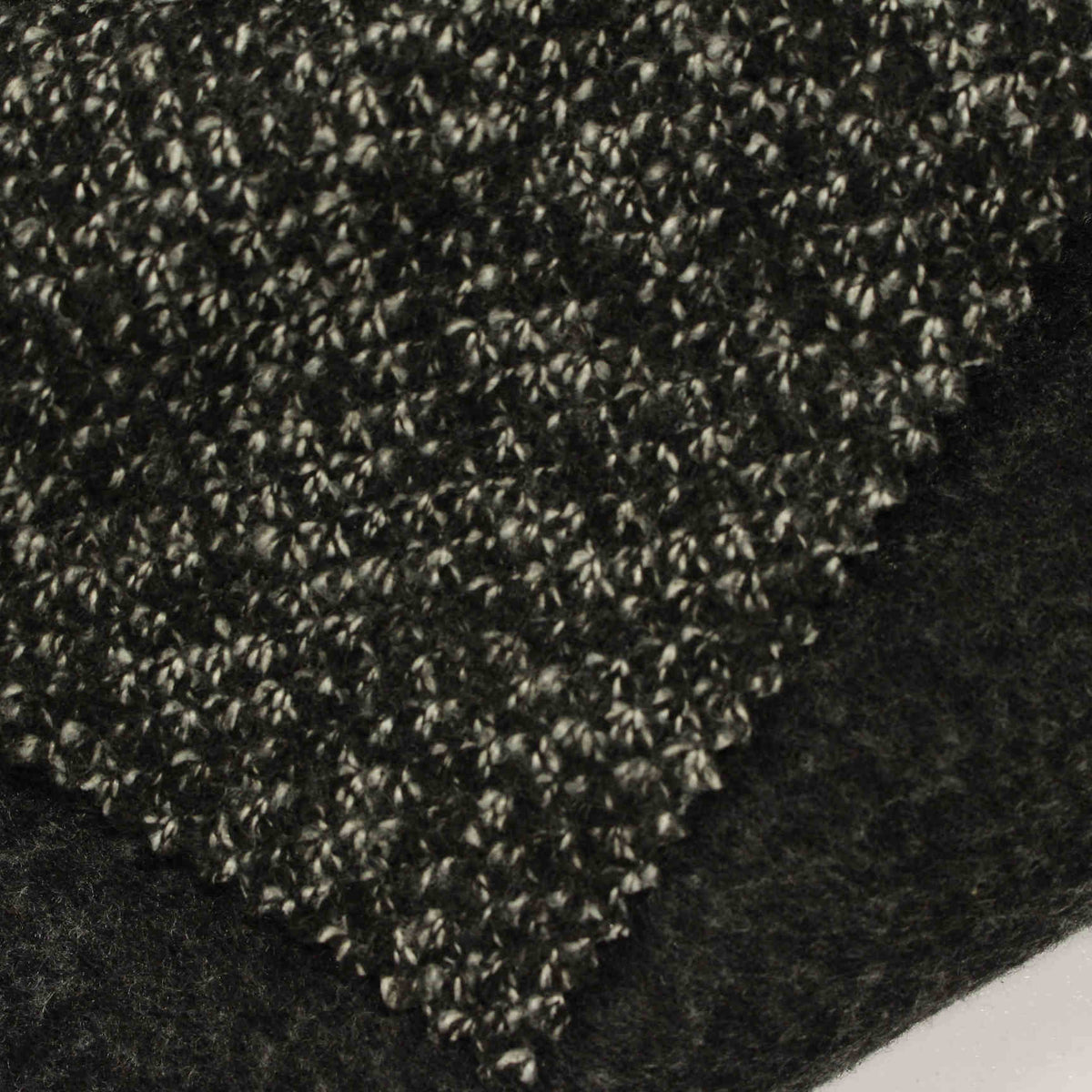 Dark Grey Marl Jersey Knit, Polyester, 407 gsm