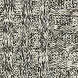 Black Heathered-Marl Rib Knit, Poly-Viscose — texture