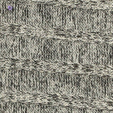 Grey Marl Rib Knit, Viscose-Poly — texture