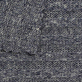 Blue Heathered-Marl Rib Knit, Polyester — texture