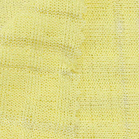 Light Yellow Grid Rib Knit, Polyester