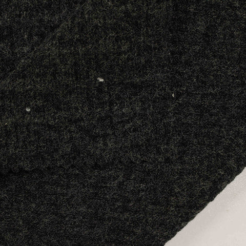 Dark Grey Marl Waffle Knit, Poly-Viscose, 350 gsm