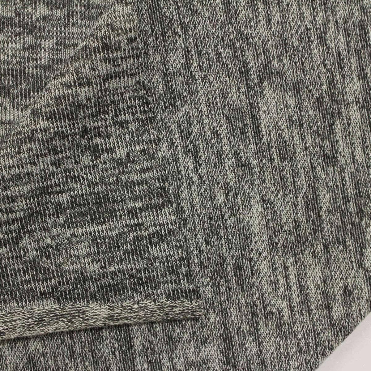 Heather Grey Marl Interlock Knit, Polyester, 192 gsm