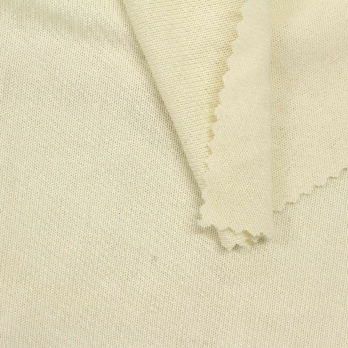 Polyester Acrylic Stretch Jersey Knit Fabric, 240 gsm, 150 cm — Beige