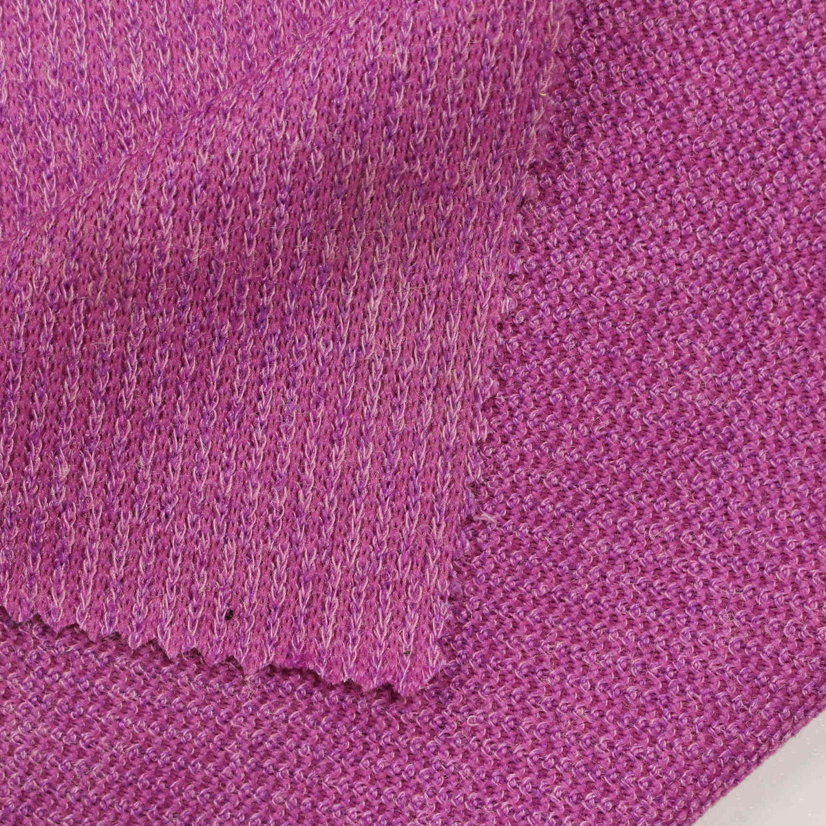 Purple Marl Jersey Knit, Polyester, 170 gsm, 165 cm