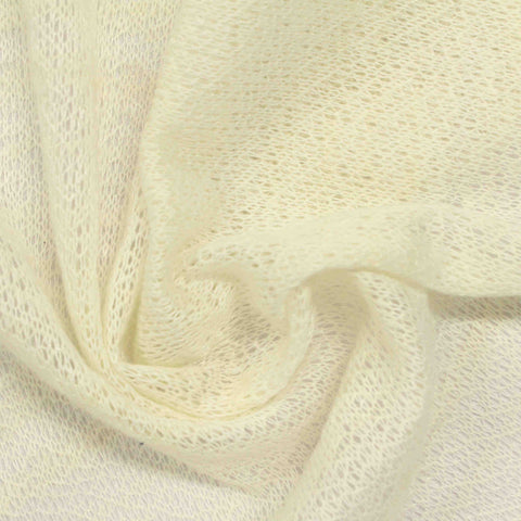 100% Polyester Chunky Knit Fabric, 154 gsm, 150 cm — Beige