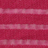 Pink Horizontal-Stripe Rib Knit, Polyester — texture