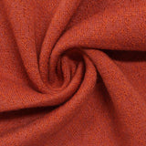 Jacquard Polyester Viscose Knit Fabric, 320 gsm, 155 cm — Red