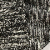 Black Heathered-Marl Jersey Knit, Viscose-Poly — texture