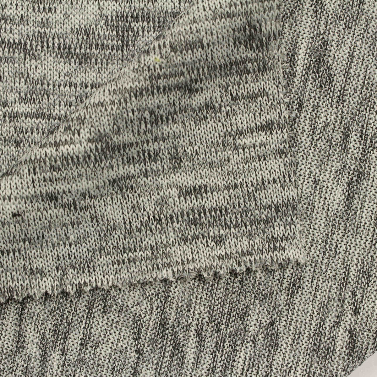 Black Marl Jersey Knit, Viscose-Poly, 210 gsm