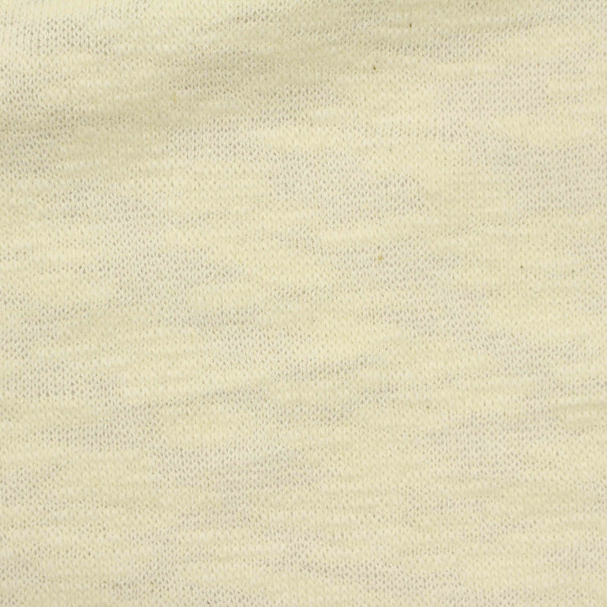 Light Yellow Marl Chunky Knit, Cotton-Poly, 219 gsm