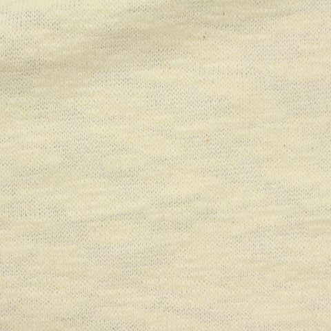 Light Yellow Marl Chunky Knit, Cotton-Poly, 219 gsm
