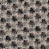 Black Dots Jersey Knit, Polyester — texture