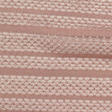 Pink Horizontal-Band Jacquard, Polyester