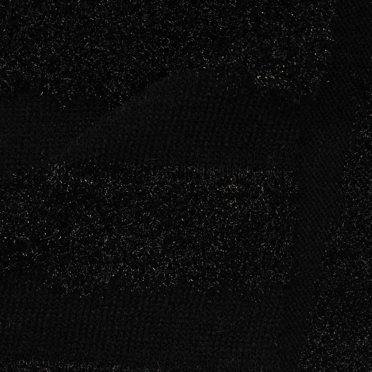 Black Horizontal-Stripe Jersey Knit, Polyester, 258 gsm