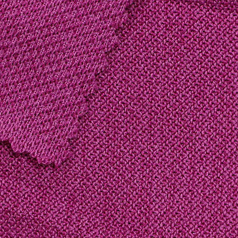 Polyester Stretch Piqué Knit Fabric, 187 gsm, 156 cm — Pink