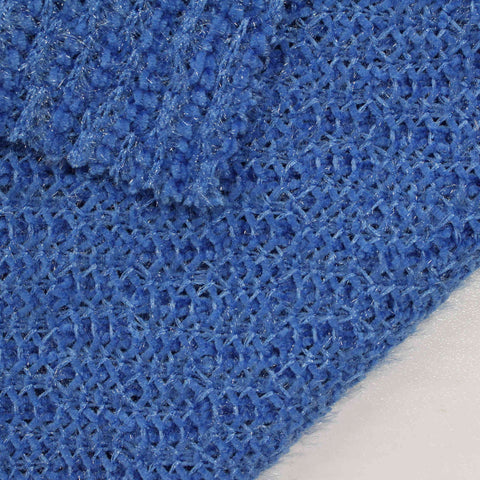 Blue Marl Chenille, Polyester