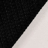 100% Polyester Chenille Fabric, 286 gsm, 175 cm — Black — texture