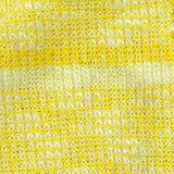 Yellow Horizontal-Stripe Rib Knit, Viscose-Poly — texture