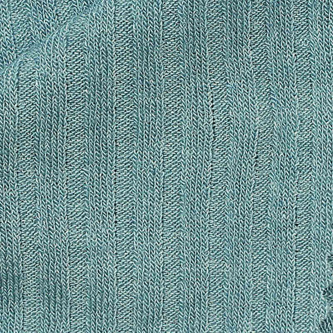 Viscose Polyester Stretch Rib Knit Fabric, 208 gsm, 156 cm — Blue