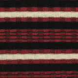 Red Stripes Rib Knit, Poly-Viscose