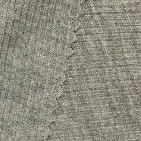 Heather Grey Marl Rib Knit, Viscose — texture