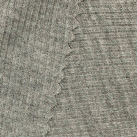 Heather Grey Marl Rib Knit, Viscose, 154 gsm