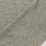 Heather Grey Marl Rib Knit, Viscose