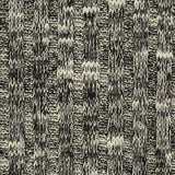 Black Marl Rib Knit, Polyester — texture