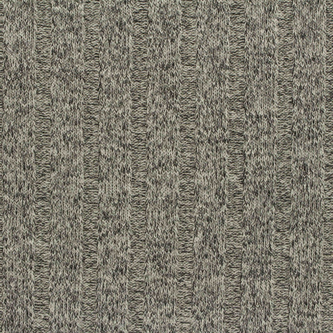 Heathered Grey Marl Rib Knit, Viscose-Poly, 193 gsm