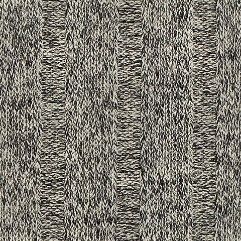 Heathered Grey Marl Rib Knit, Viscose-Poly, 193 gsm