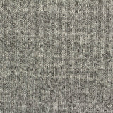 Dark Grey Marl Rib Knit, Polyester