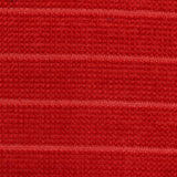 Red Horizontal-Stripe Chenille, Polyester