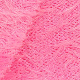 100% Polyester Jersey Knit Fabric, 253 gsm, 170 cm — Pink — texture