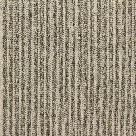 Beige Stripe Interlock Knit, Polyester